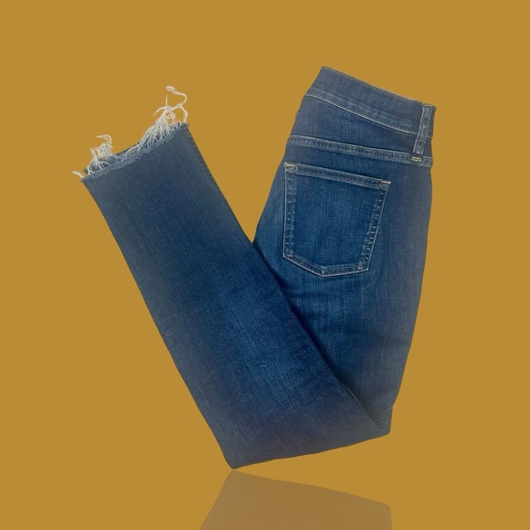 J. Crew ‘9” Vintage Slim Straight Leg Jeans’ in Dark Wash Size 25 Style #BA616 - Picture 16 of 16